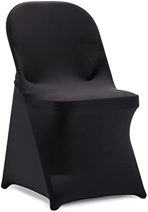 Black Spandex Chair Cover